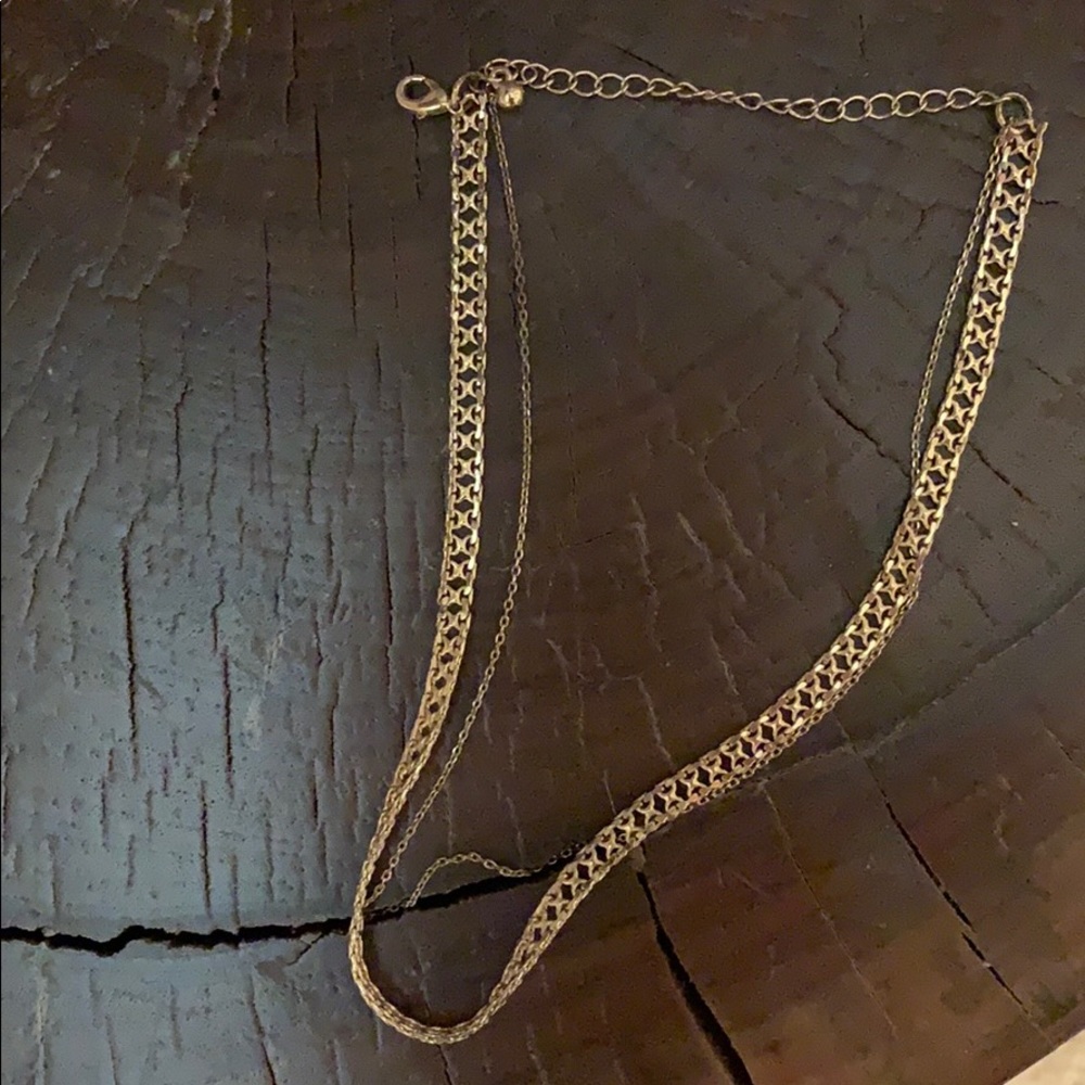 Gold Choker with Adjustable Clasp